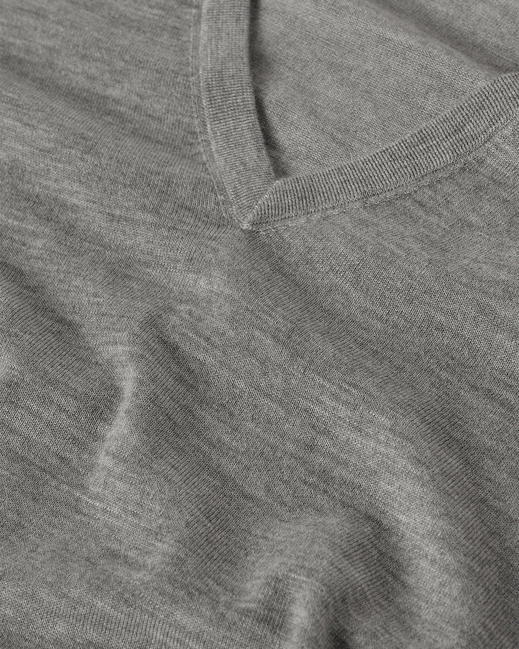 Elise Grey Long Superfine Cashmere Jumper