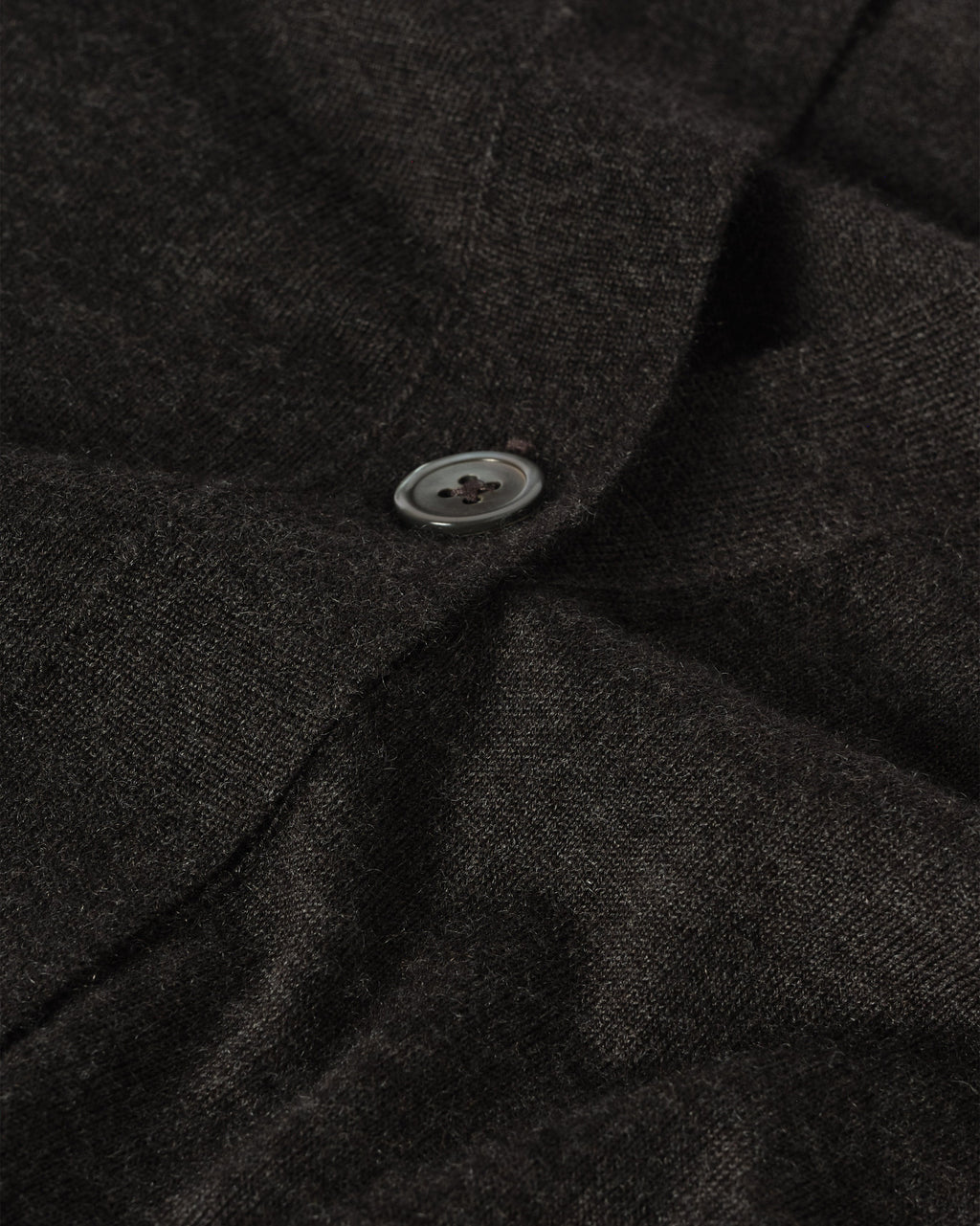 Elise Dark Grey Long Superfine Cashmere Cardigan