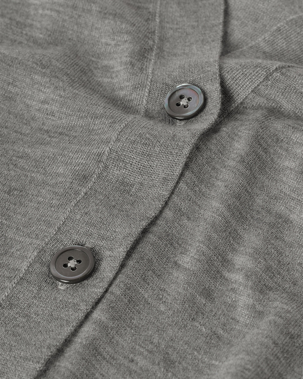 Elise Grey Long Superfine Cashmere Cardigan