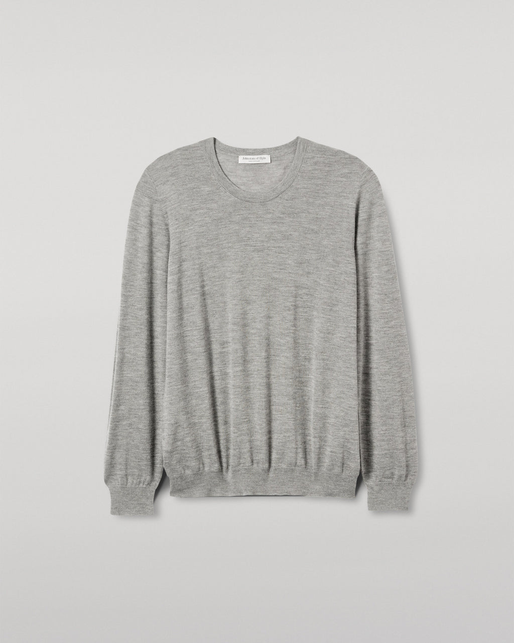 Fin Grey Superfine Cashmere Jumper