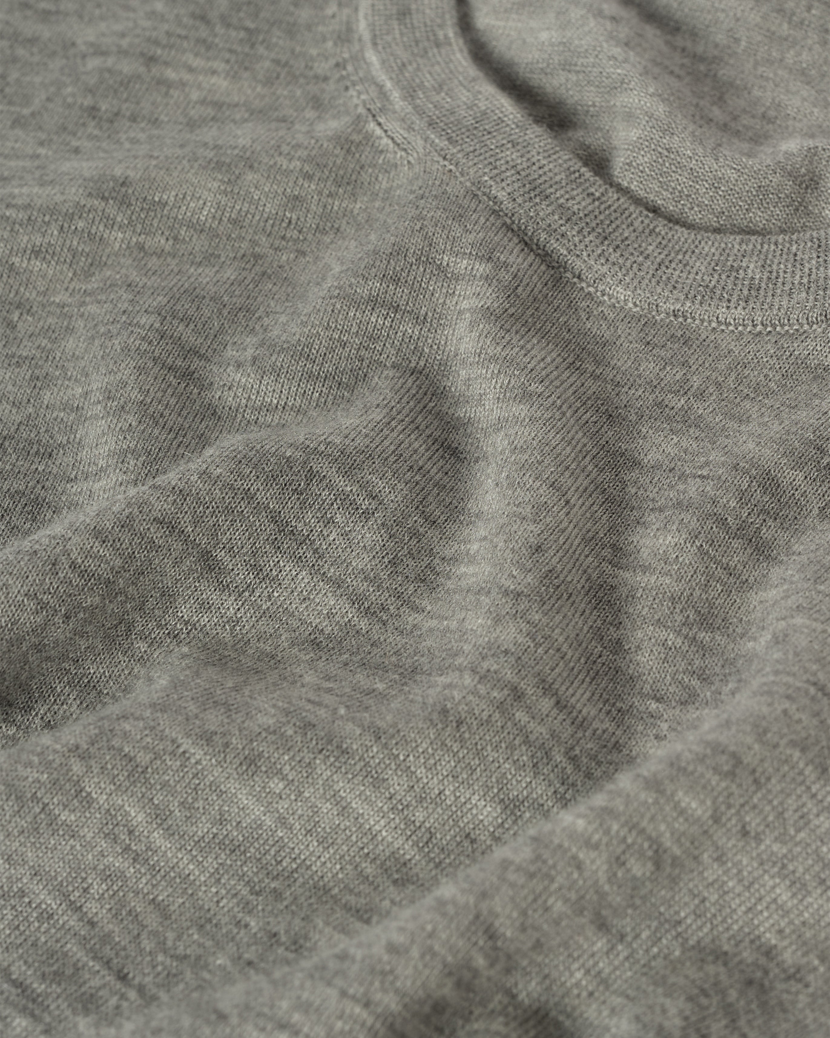 Fin Grey Superfine Cashmere Jumper