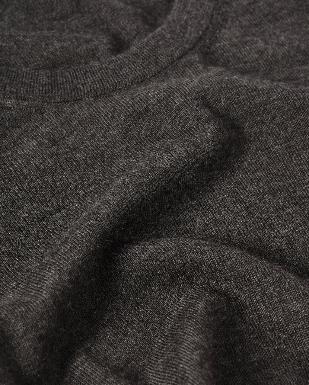 Fin Dark Grey Superfine Cashmere Jumper