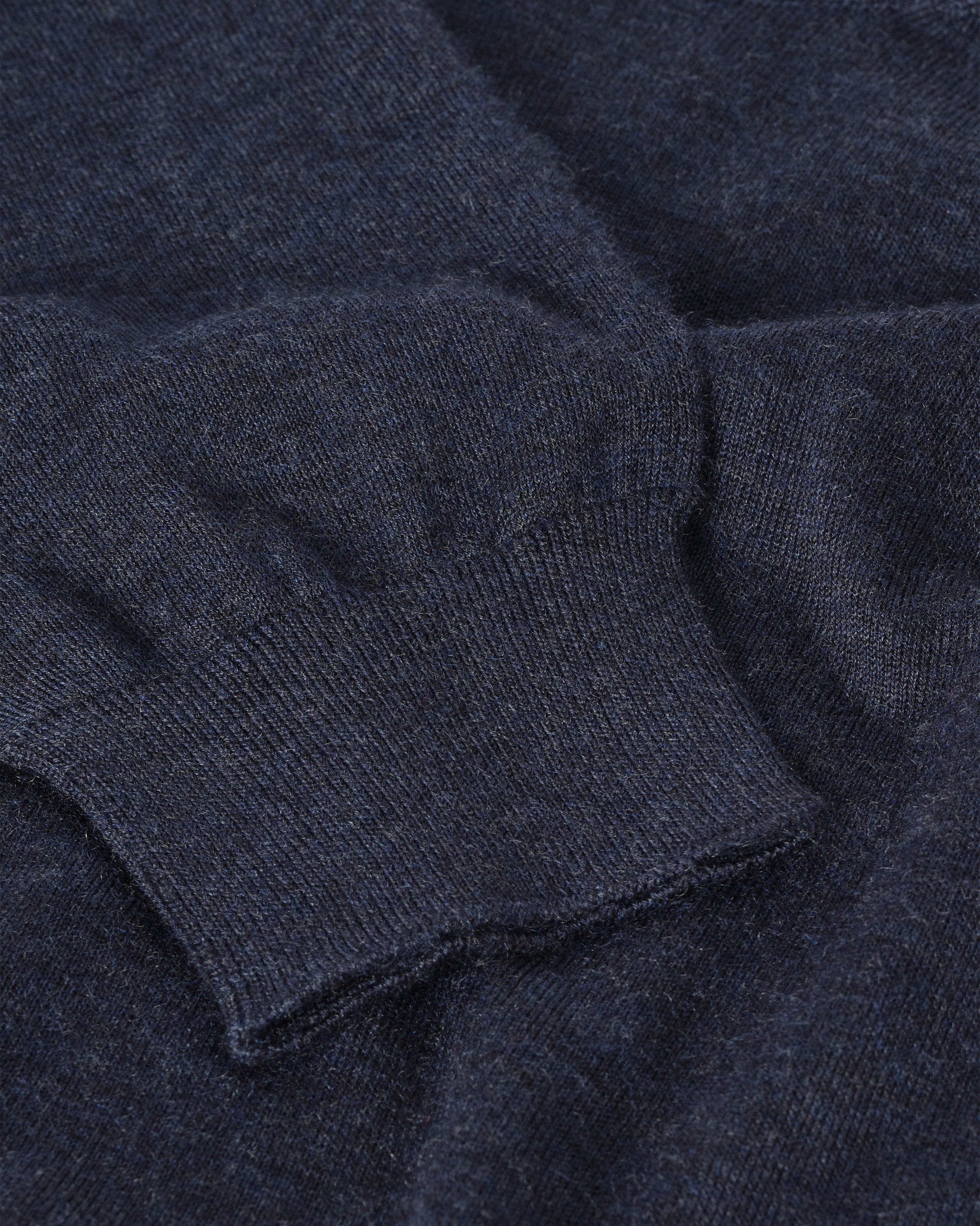 Fin Navy Superfine Cashmere Jumper