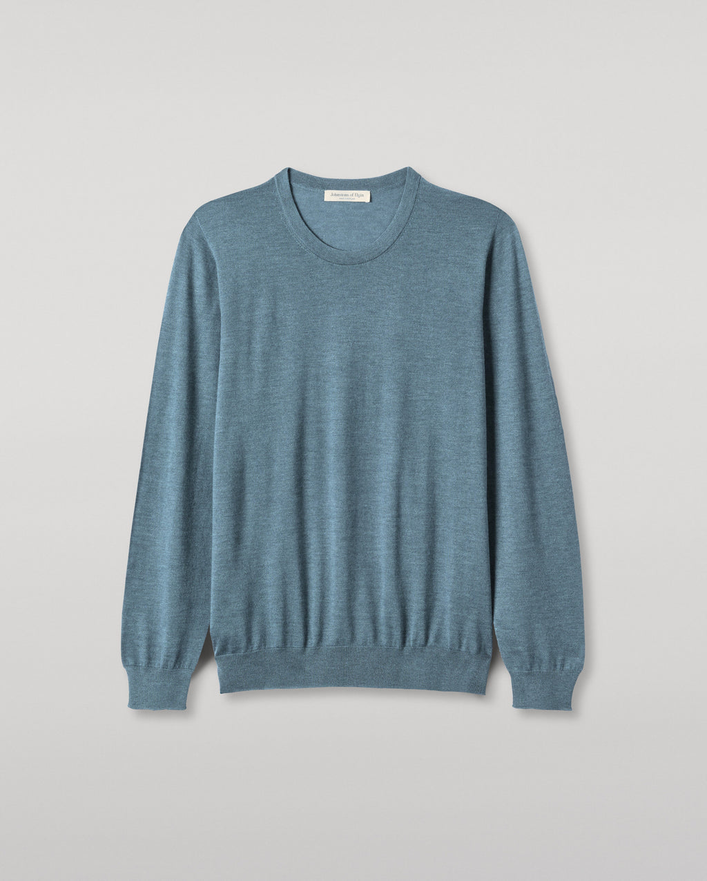 Fin Blue Superfine Cashmere Jumper