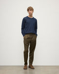Fin Navy Superfine Cashmere Jumper