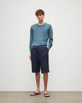 Fin Blue Superfine Cashmere Jumper