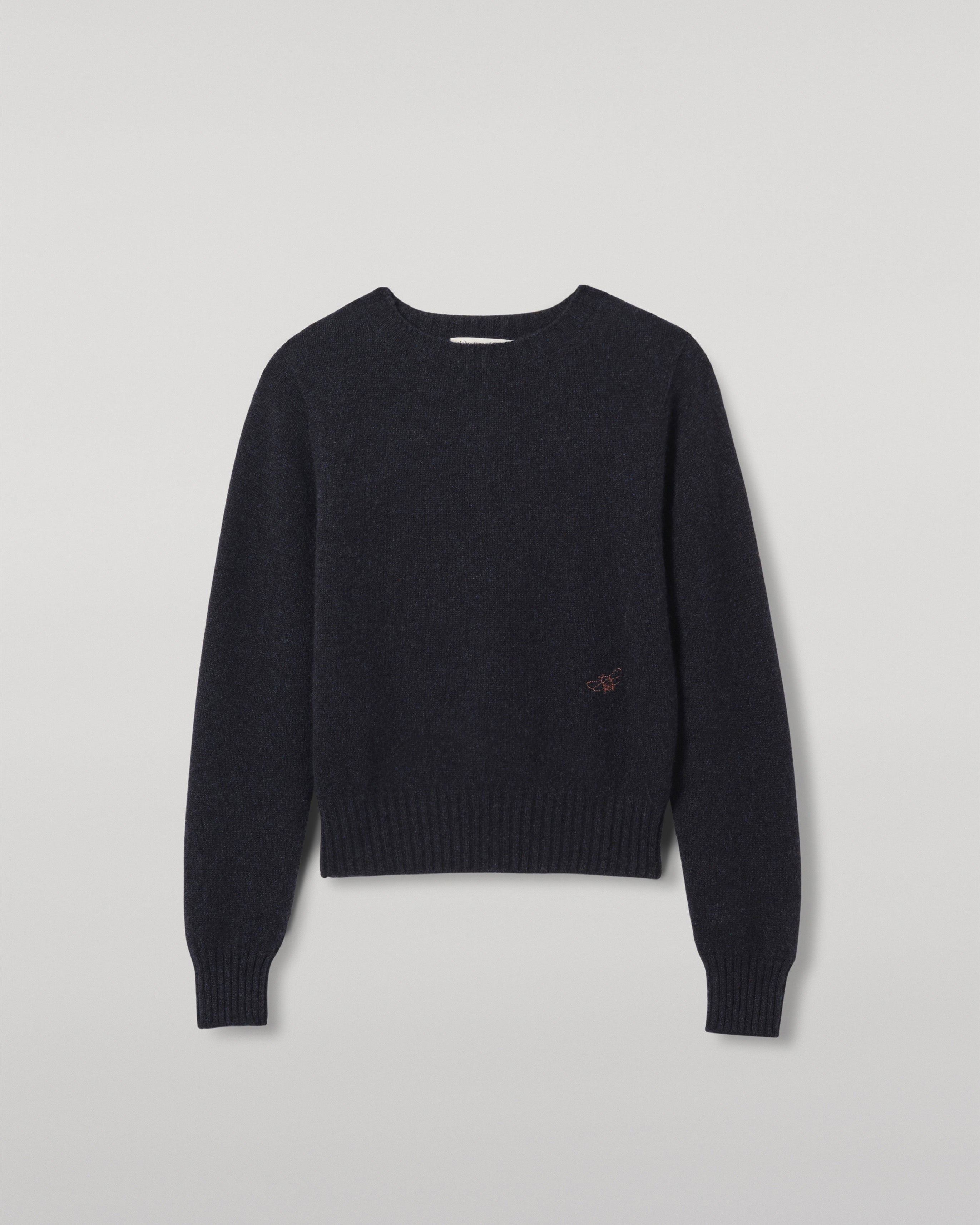 Cairn Blue Donegal Cashmere Jumper