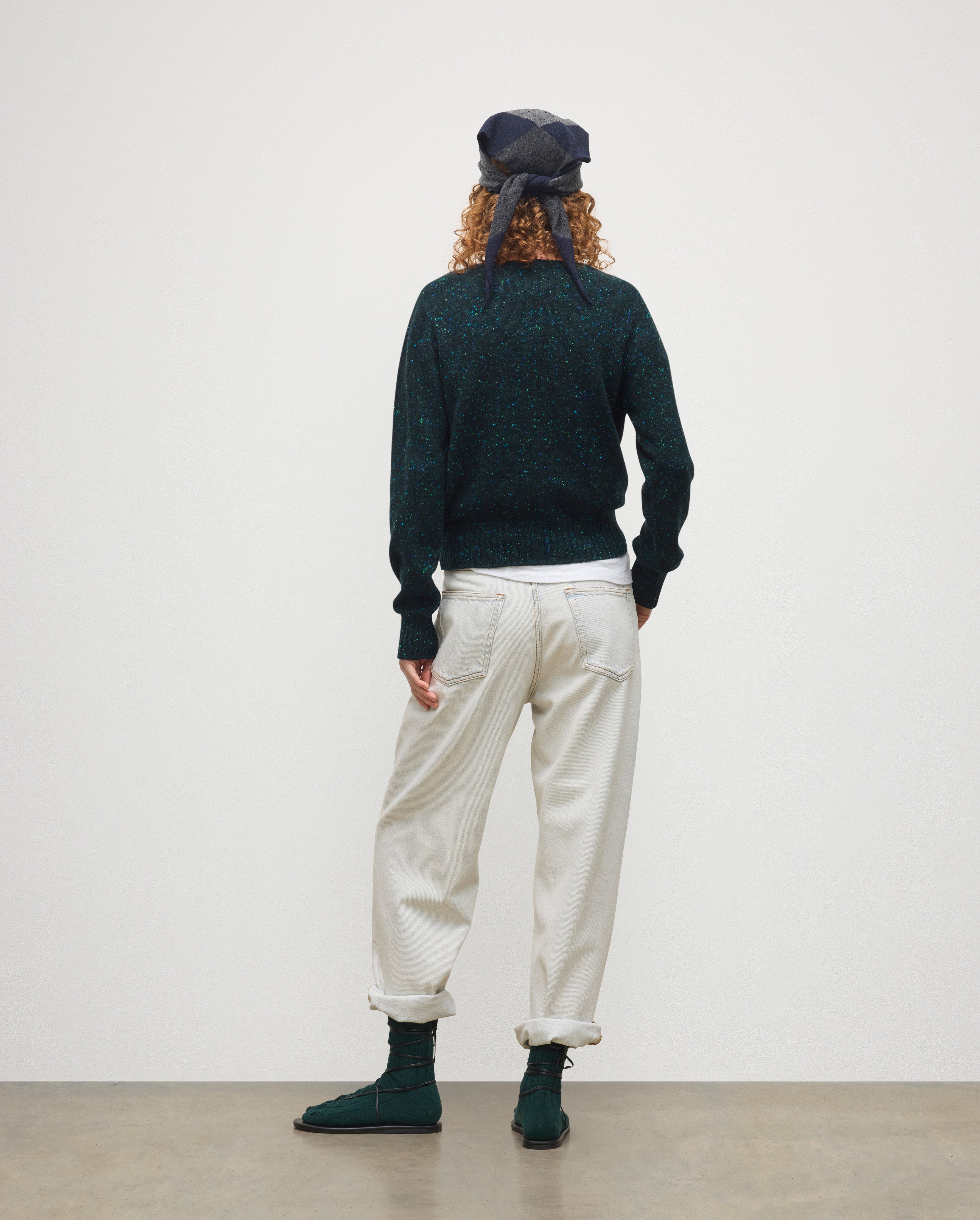 Cairn Green Donegal Cashmere Jumper