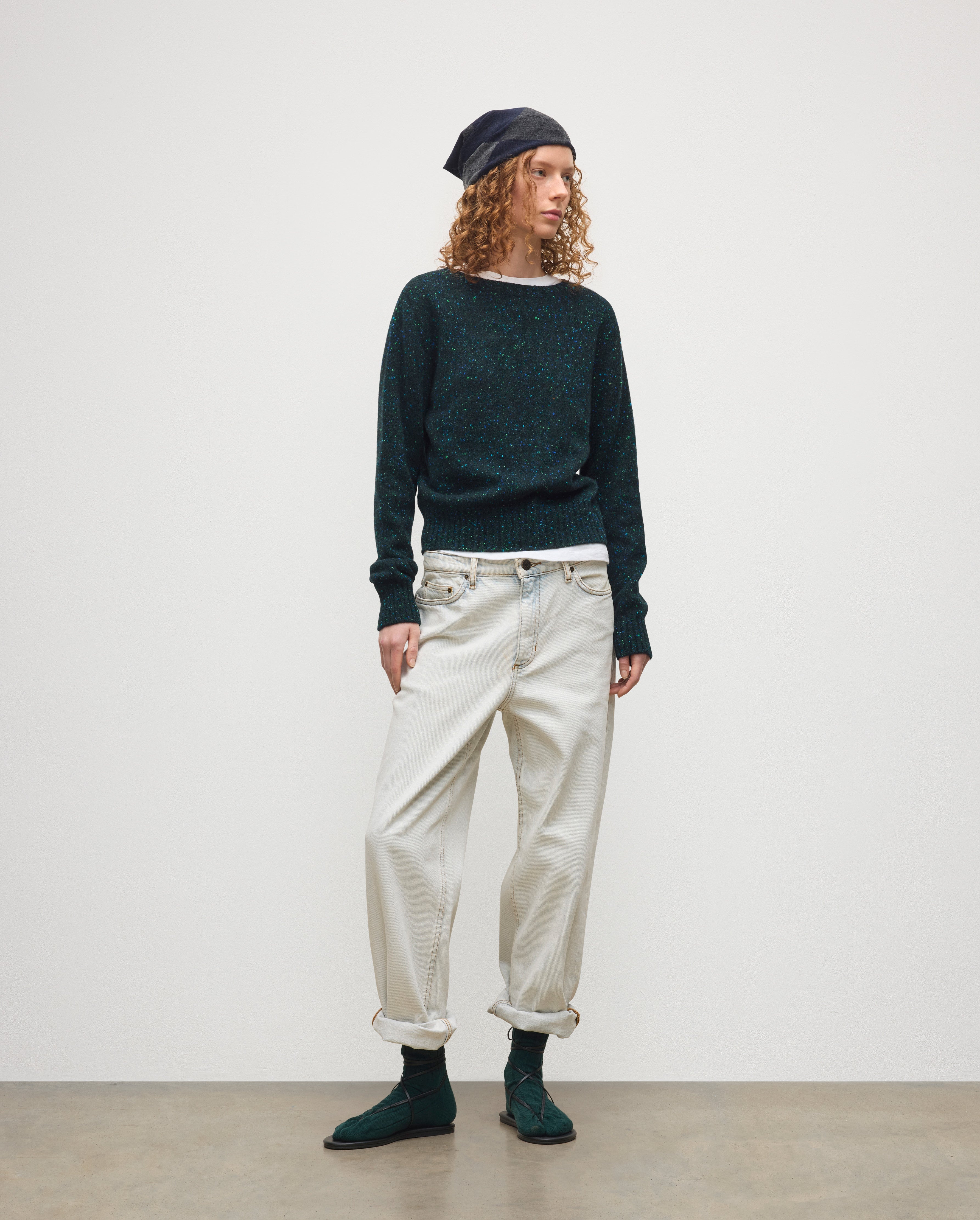 Cairn Green Donegal Cashmere Jumper