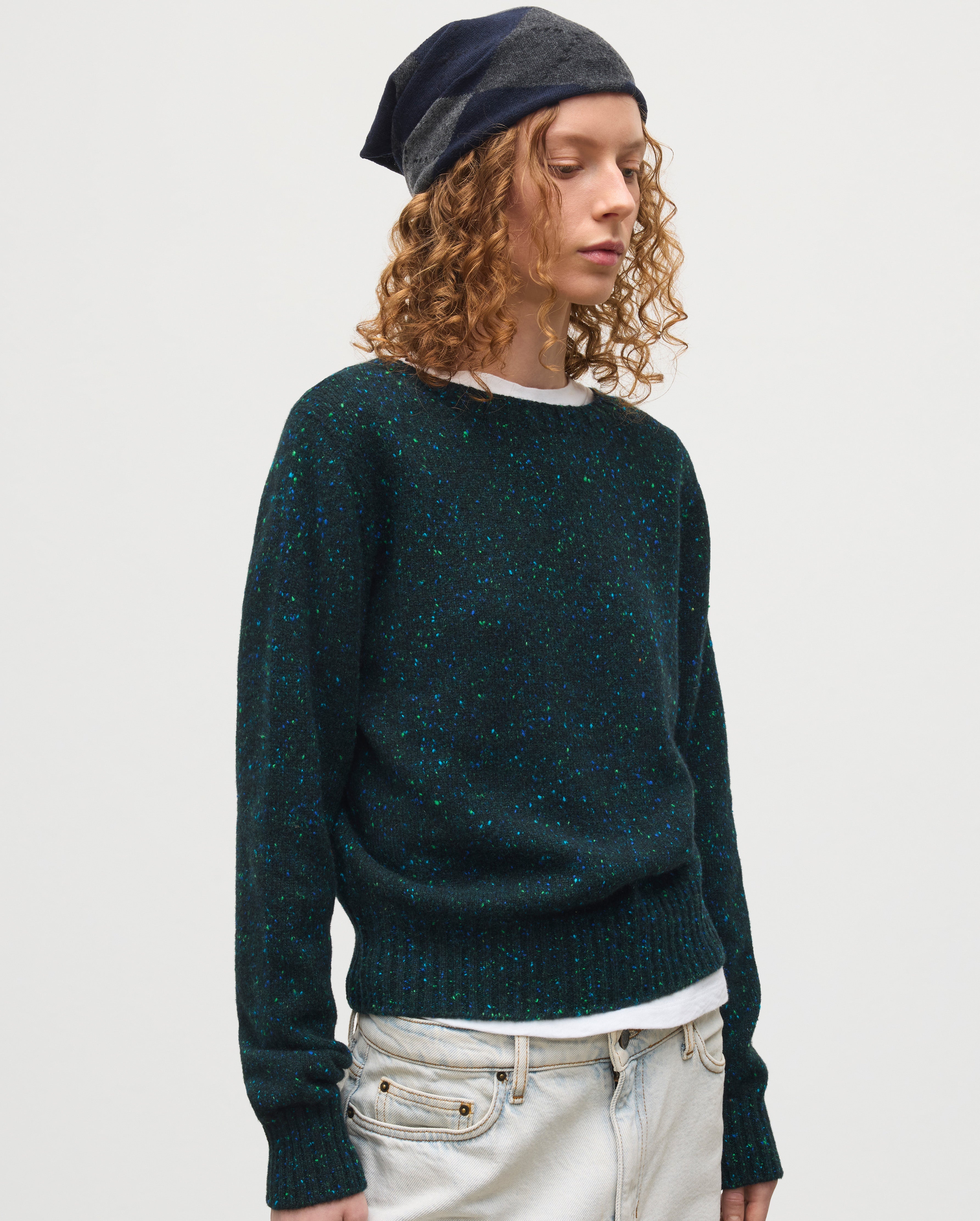 Cairn Green Donegal Cashmere Jumper