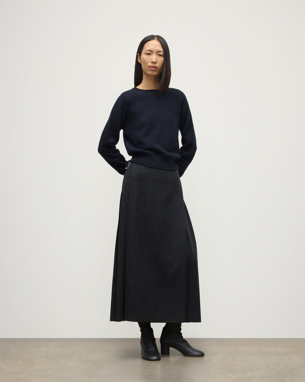 Cairn Blue Donegal Cashmere Jumper