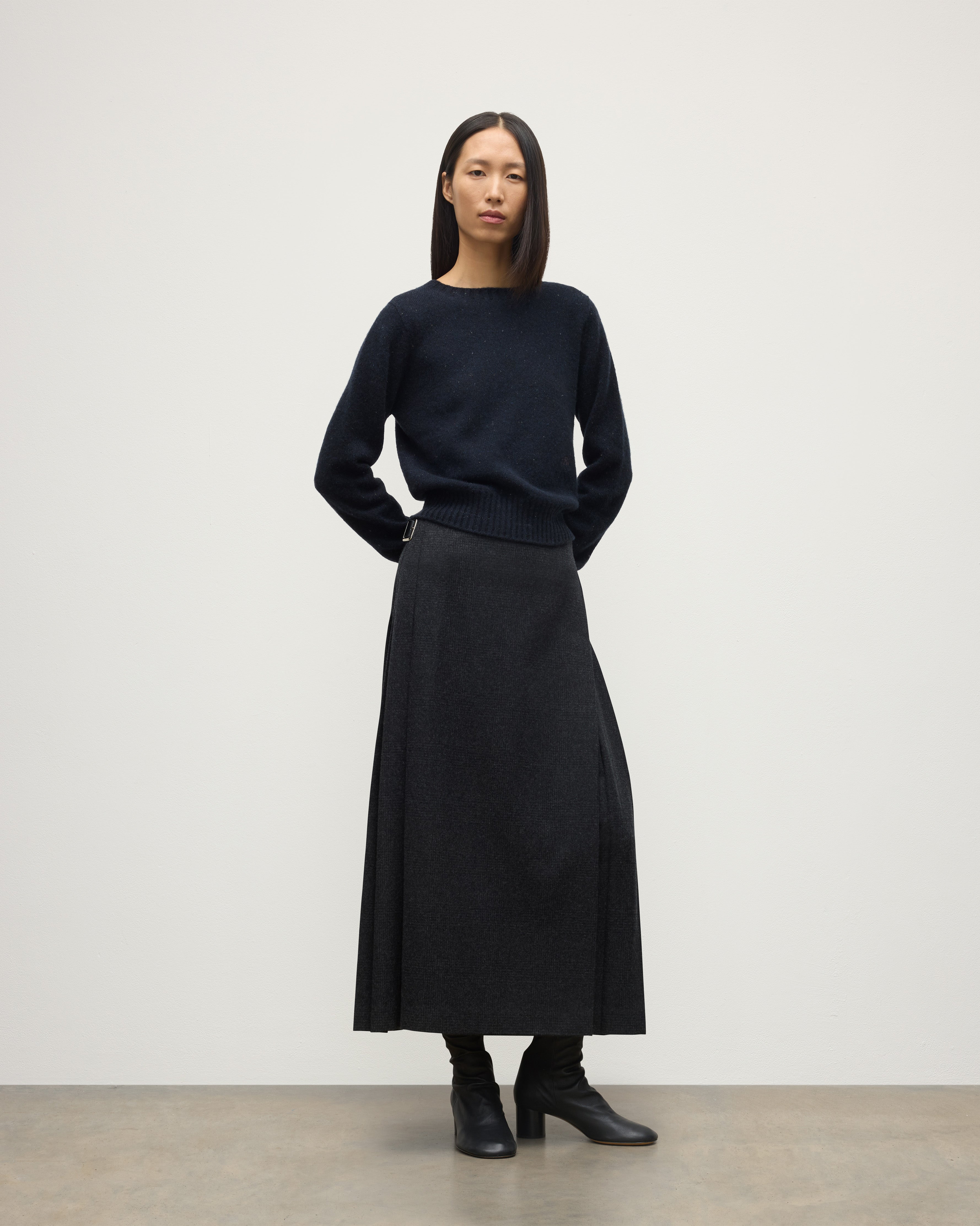 Cairn Blue Donegal Cashmere Jumper