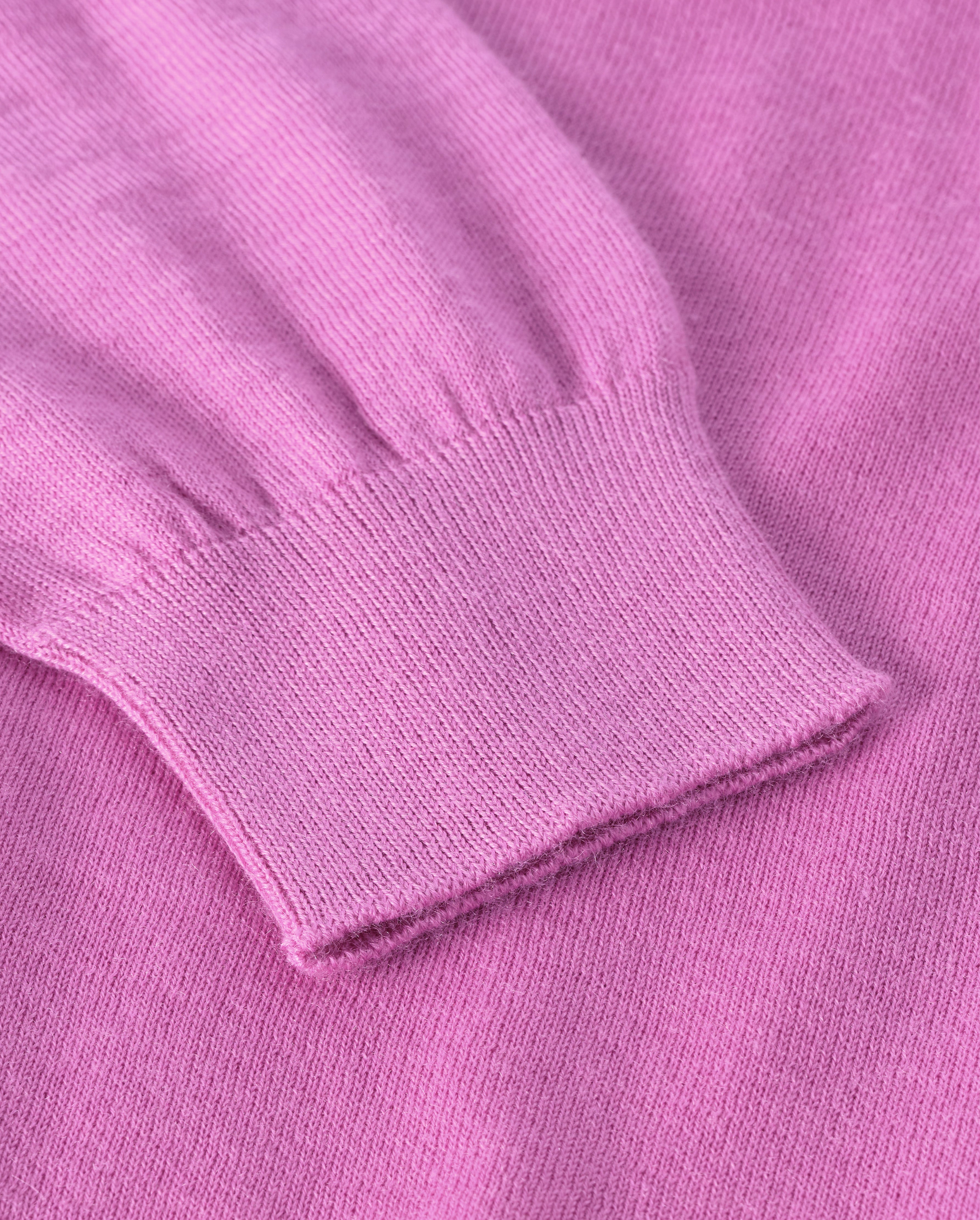 Ella Pink Superfine Cashmere Scoop Neck Jumper