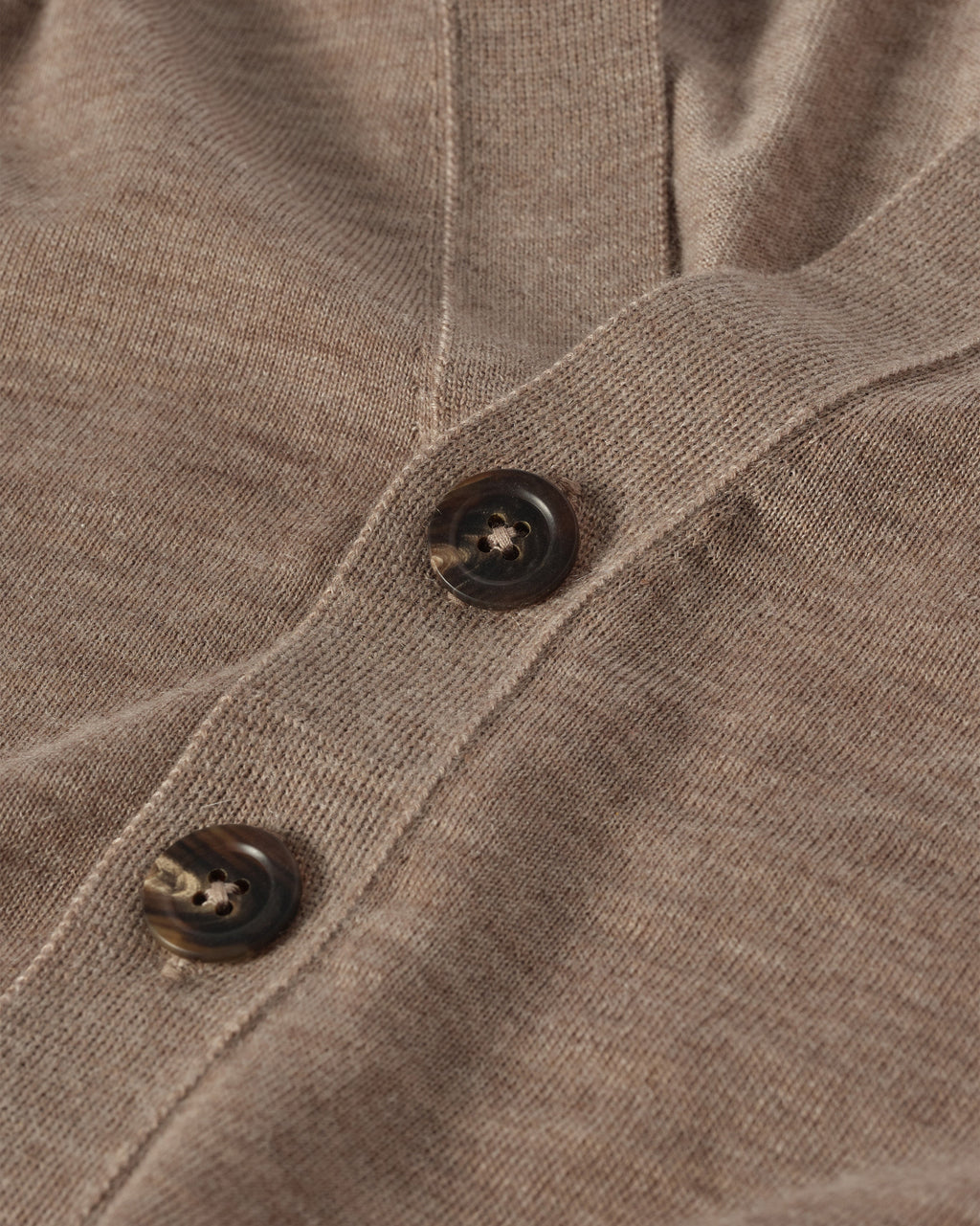 Forsyth Light Brown Superfine Cashmere Cardigan