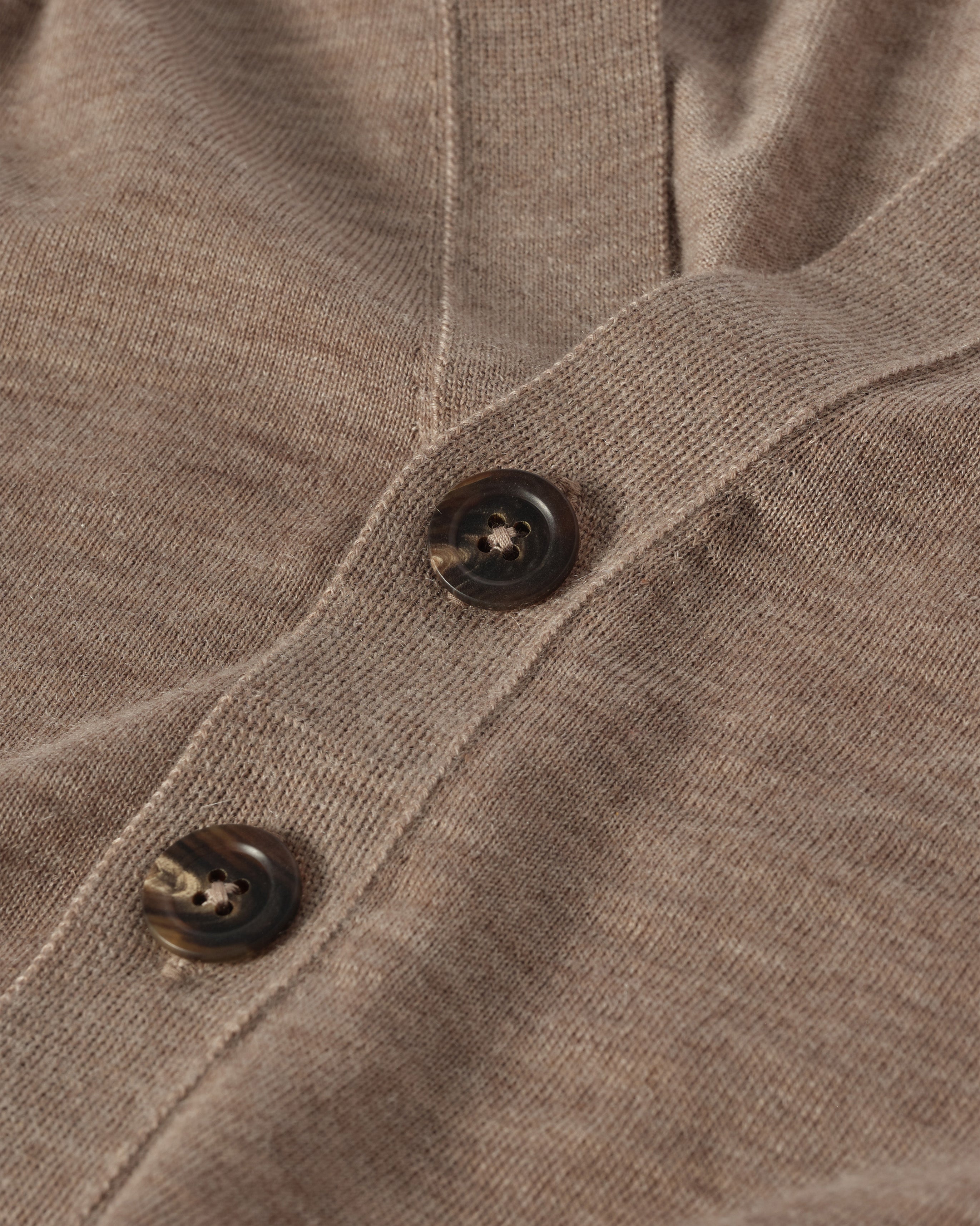 Forsyth Light Brown Superfine Cashmere Cardigan