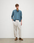 Forsyth Blue Superfine Cashmere Cardigan