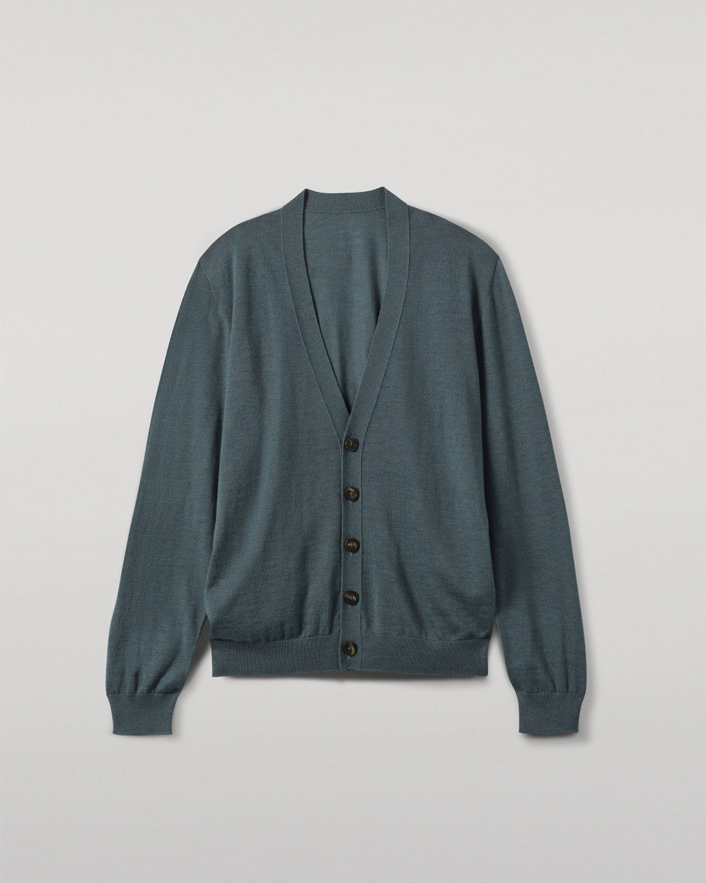 Forsyth Blue Superfine Cashmere Cardigan