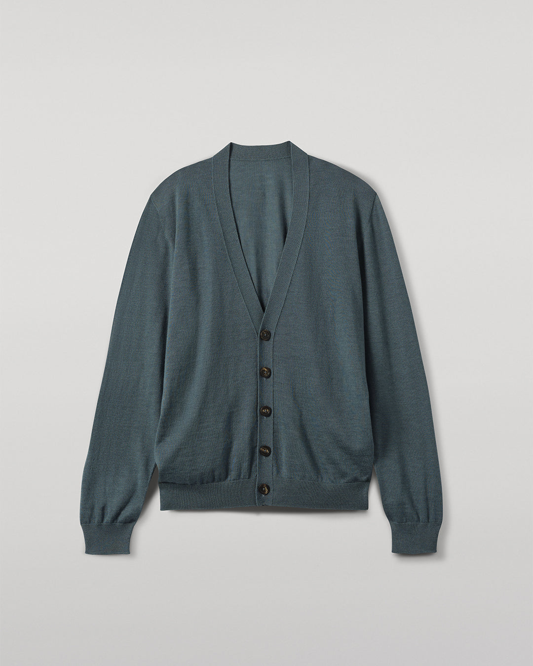 Forsyth Blue Superfine Cashmere Cardigan