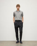Fin Grey Superfine Cashmere Polo Shirt