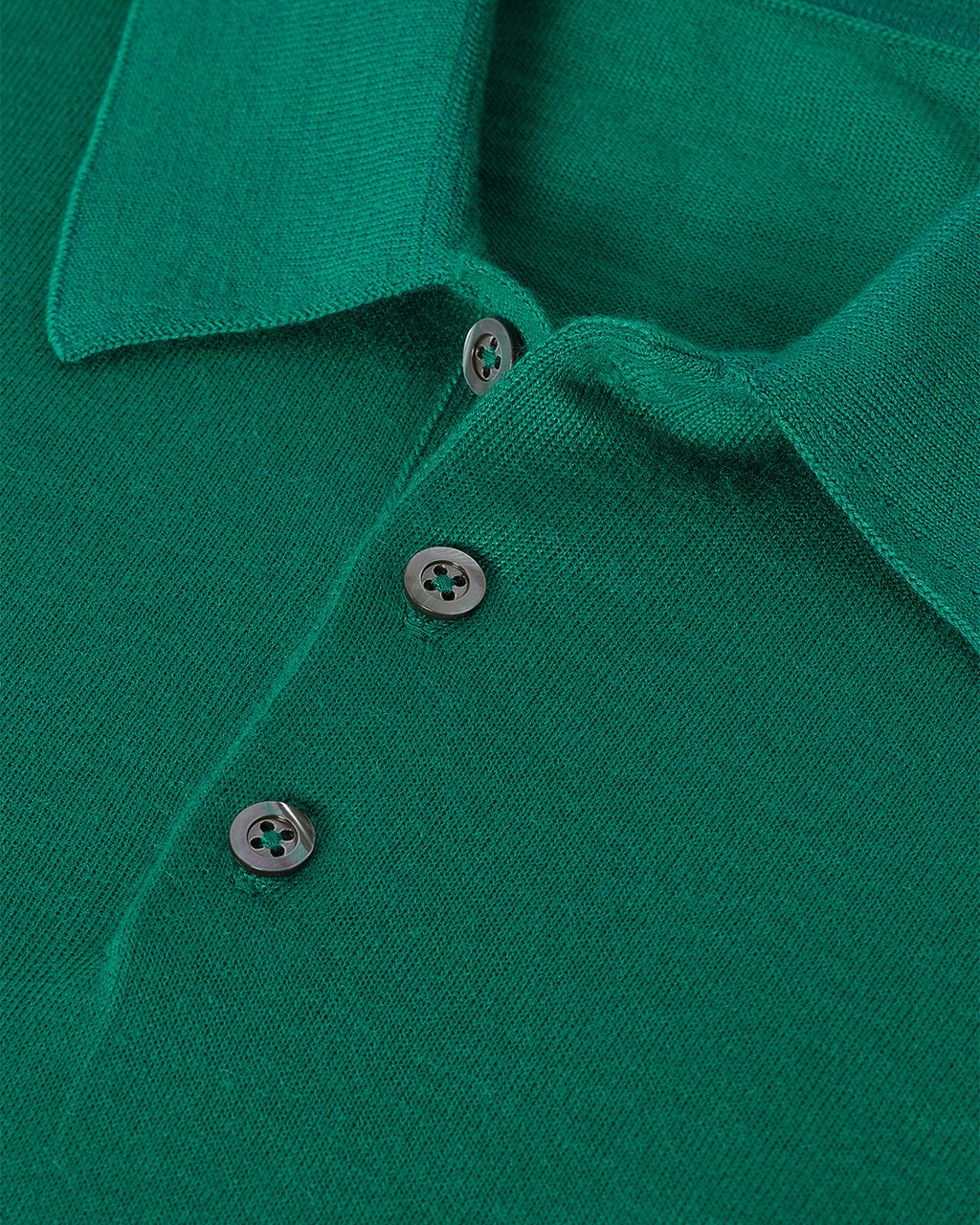 Fin Bright Green Superfine Cashmere Polo Shirt