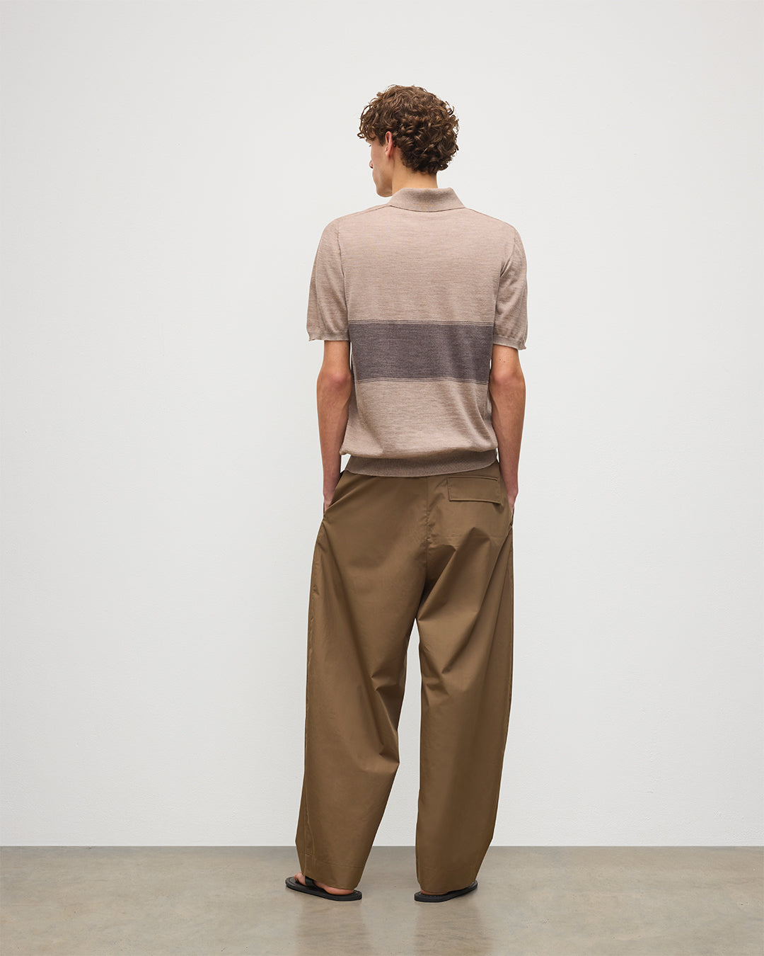 Mack Brown Superfine Cashmere Polo Shirt