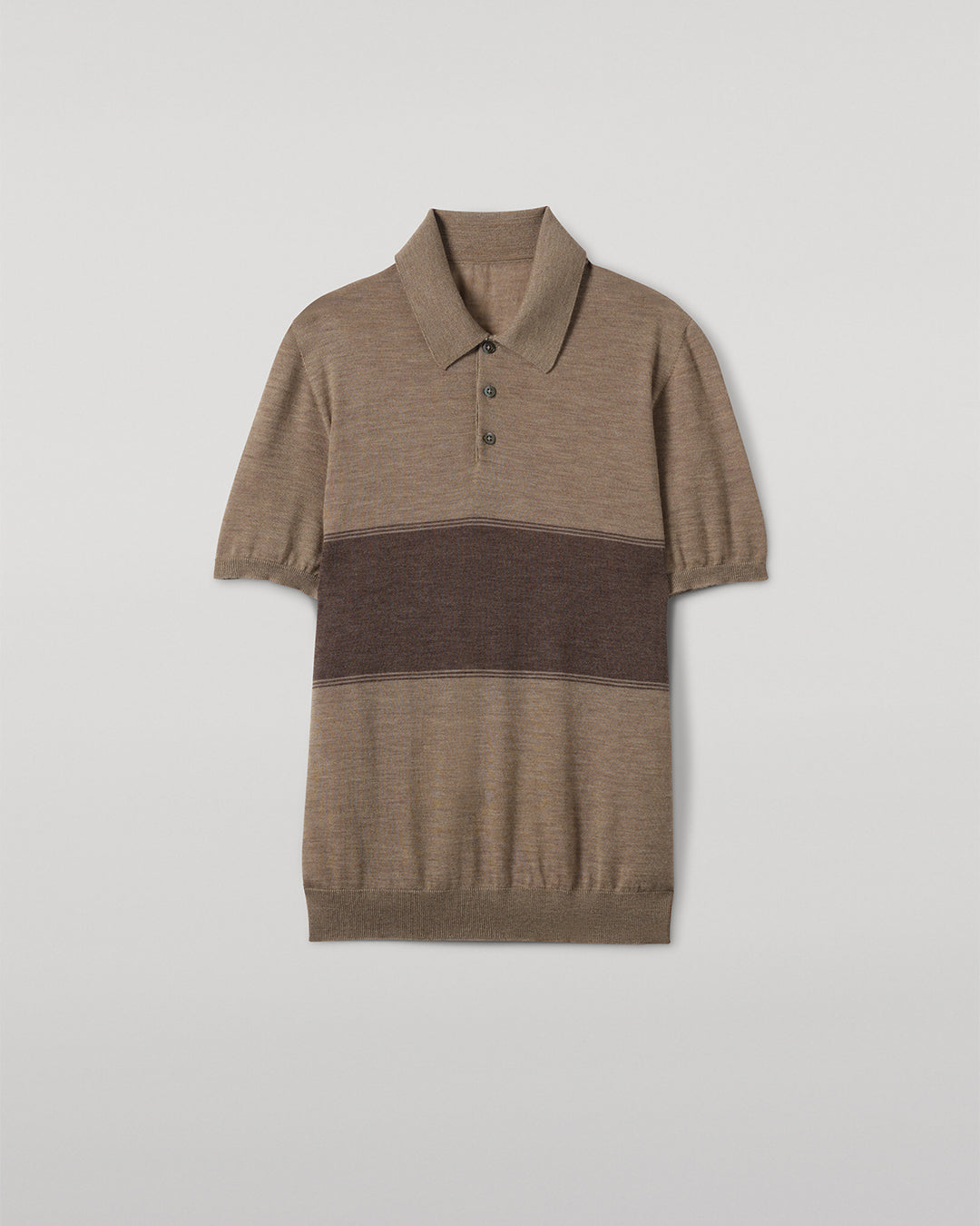 Mack Brown Superfine Cashmere Polo Shirt