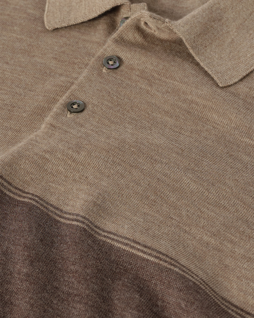 Mack Brown Superfine Cashmere Polo Shirt