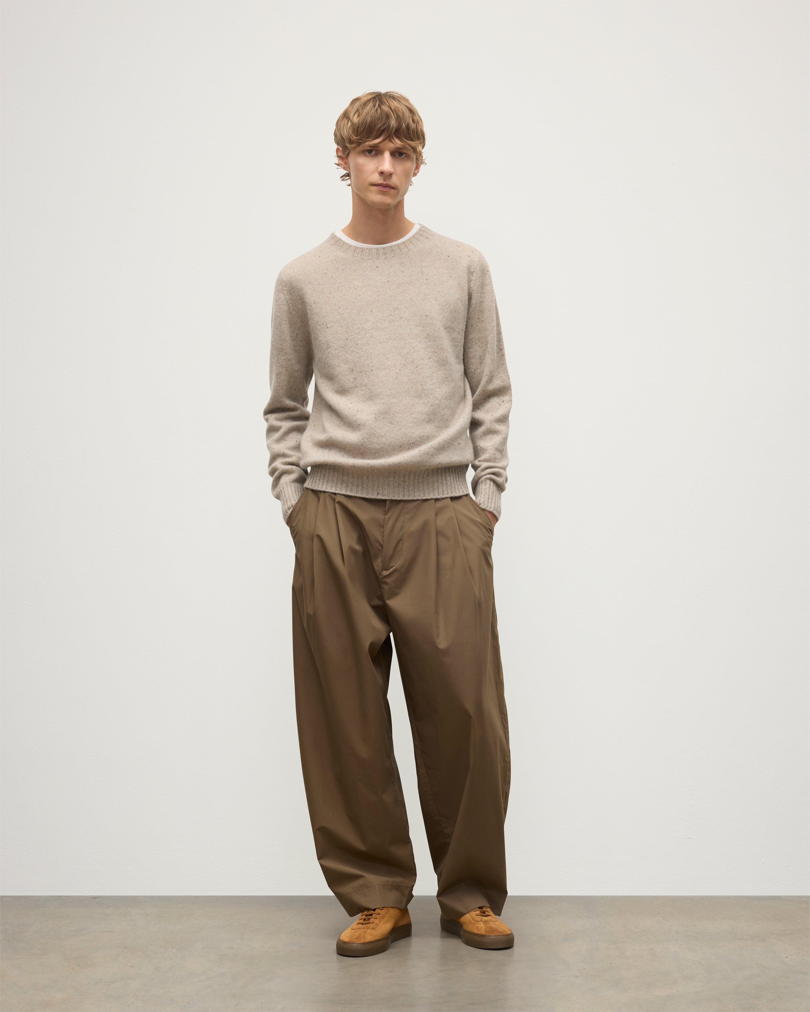 Tiree Natural Donegal Cashmere Jumper