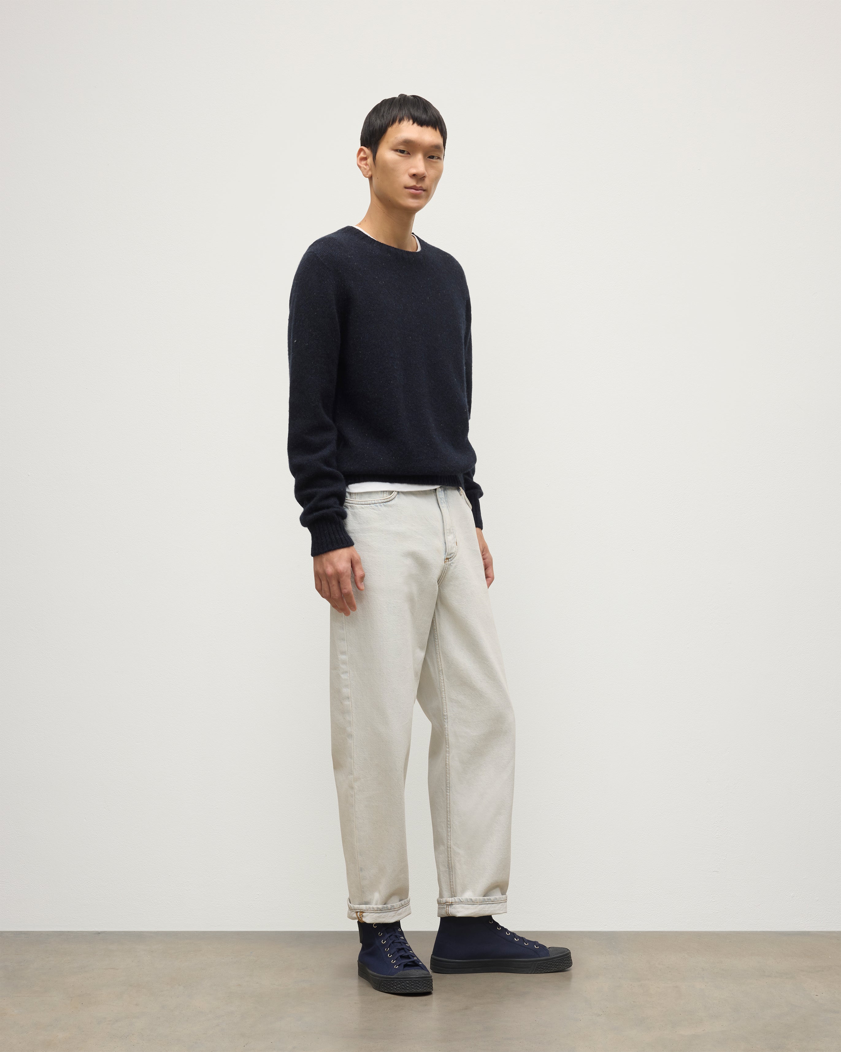 Tiree Blue Donegal Cashmere Jumper