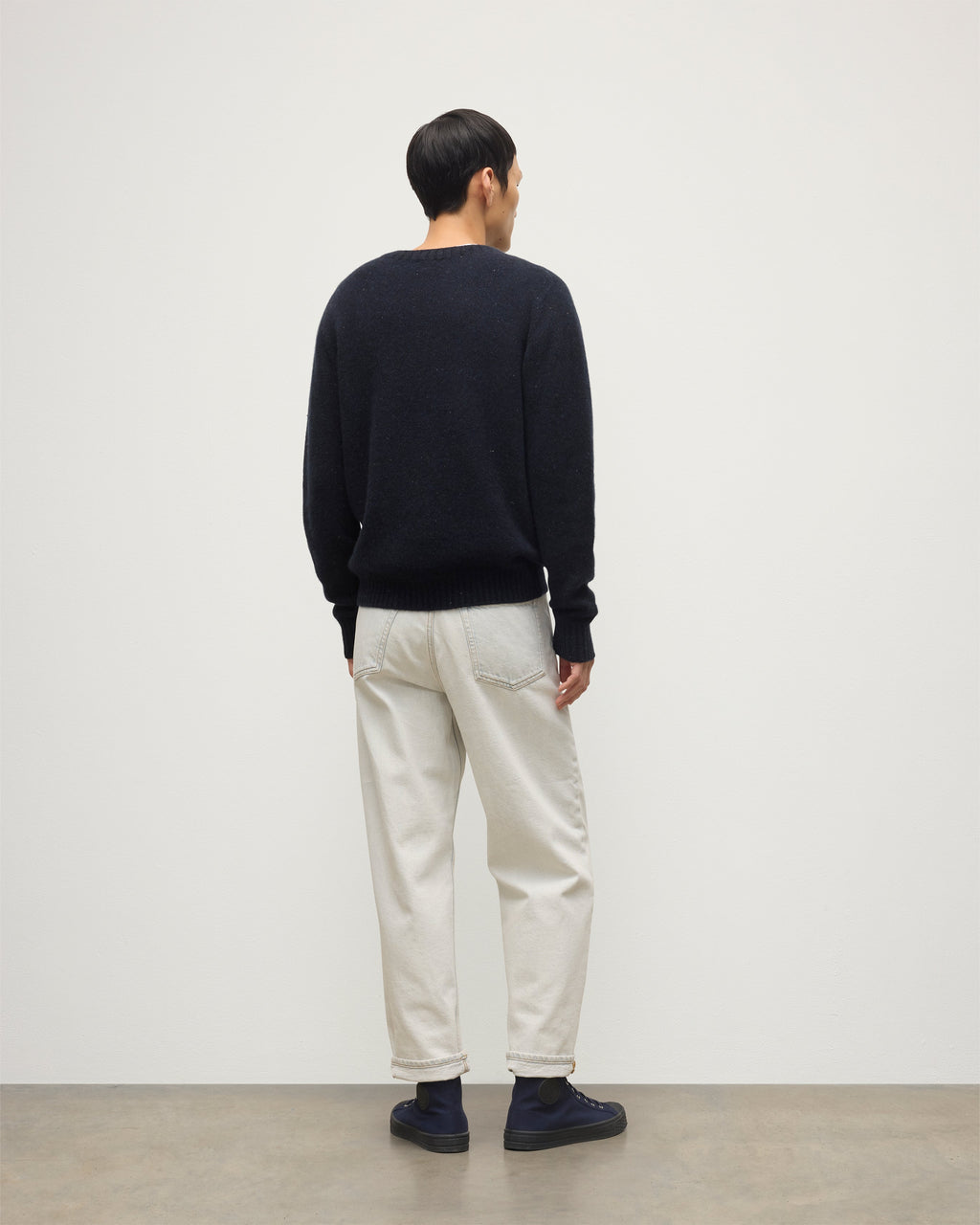 Tiree Blue Donegal Cashmere Jumper