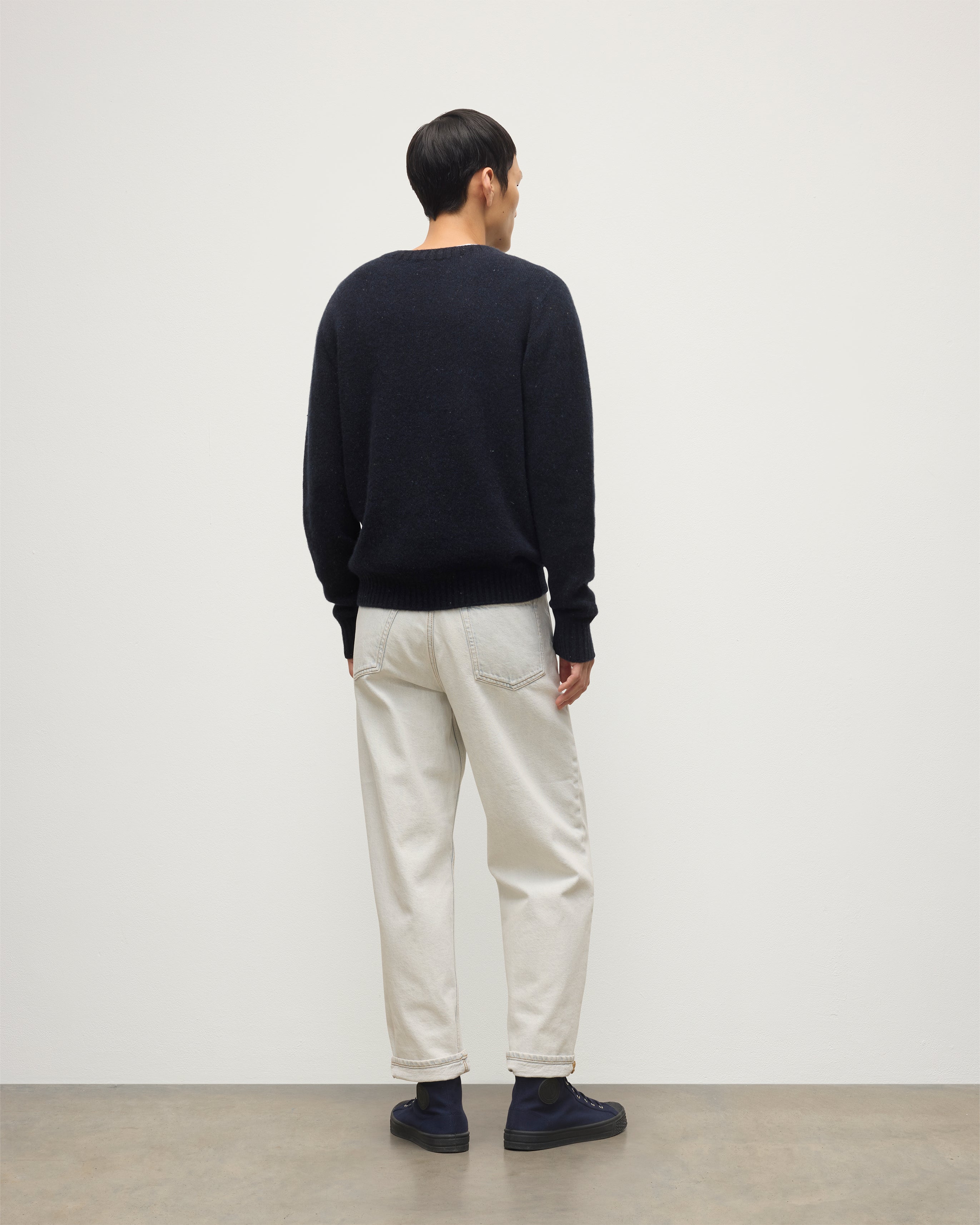 Tiree Blue Donegal Cashmere Jumper