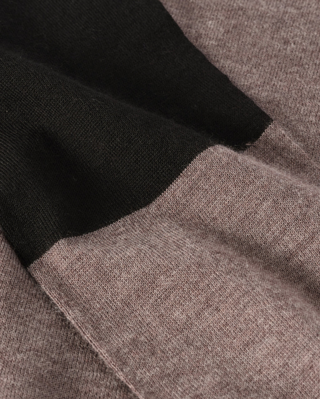 Euna Brown & Black Superfine Cashmere T-Shirt