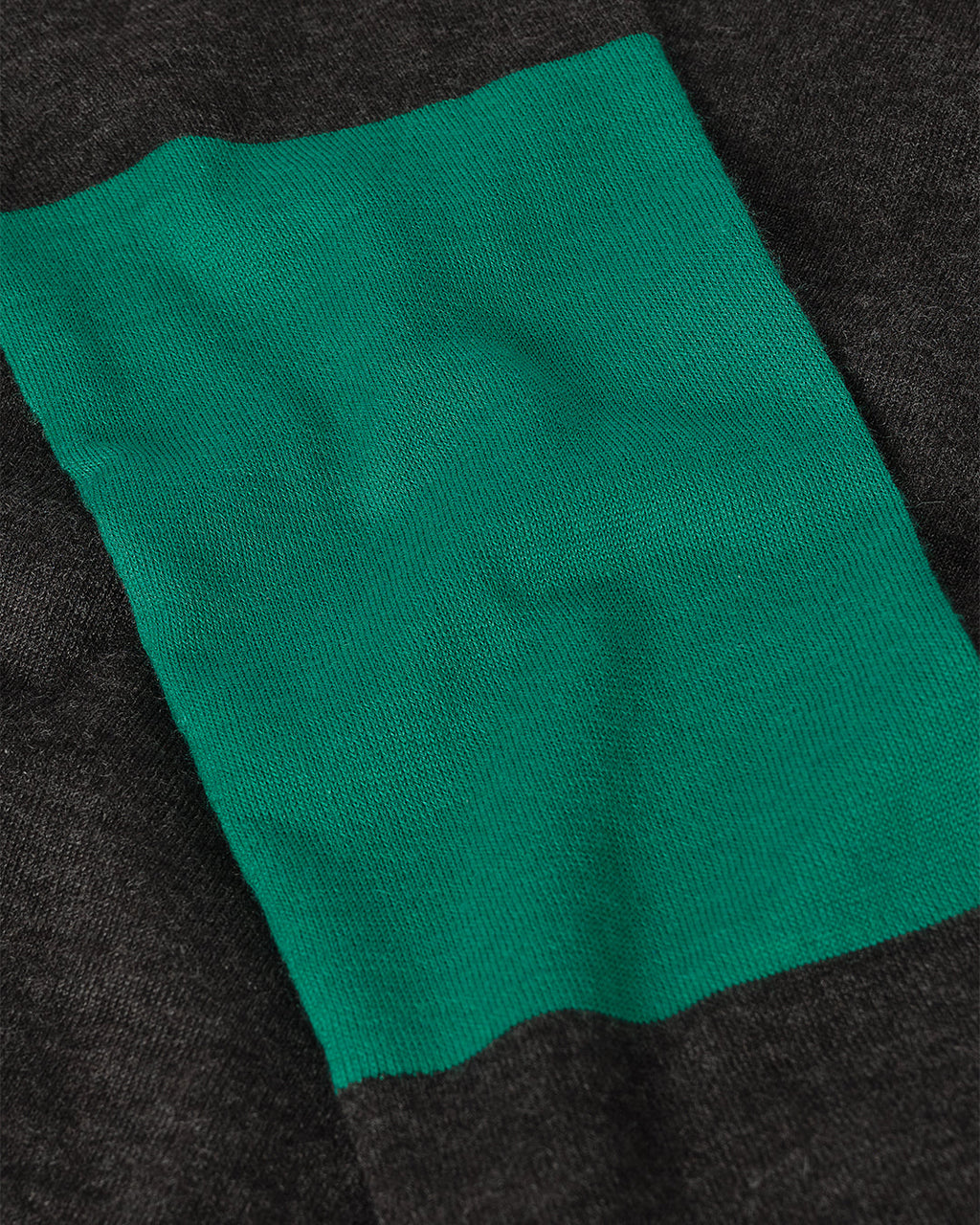 Euna Grey & Green Superfine Cashmere T-Shirt