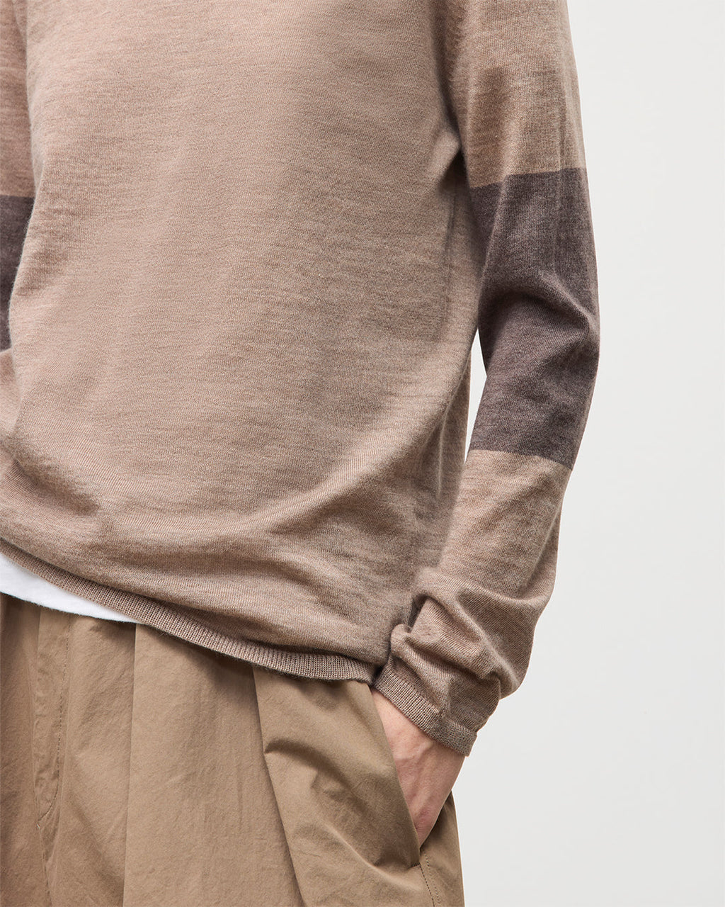 Euna Brown Superfine Cashmere T-Shirt