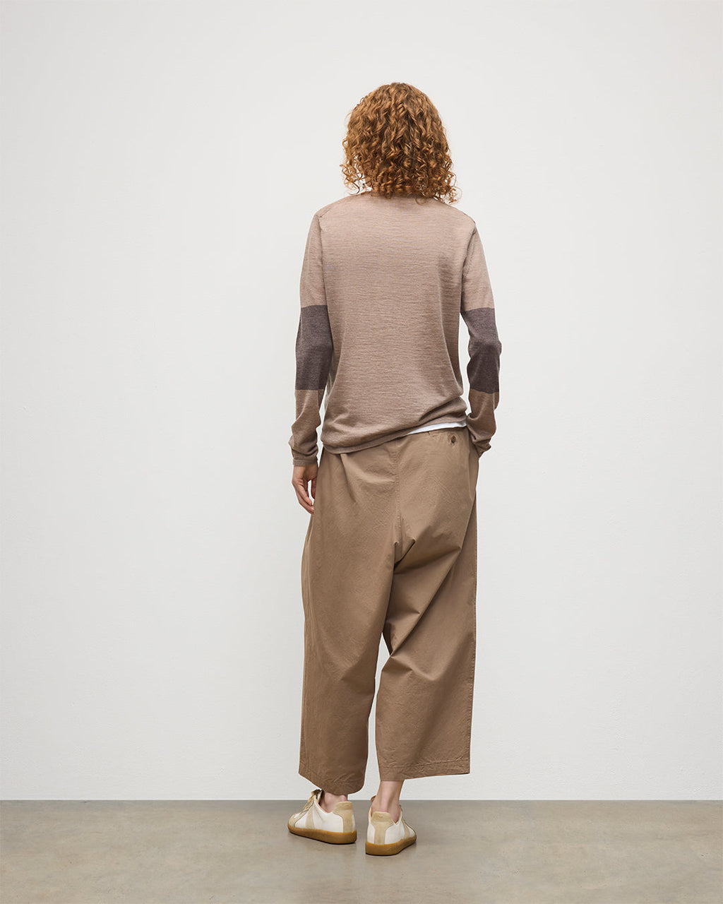 Euna Brown Superfine Cashmere T-Shirt