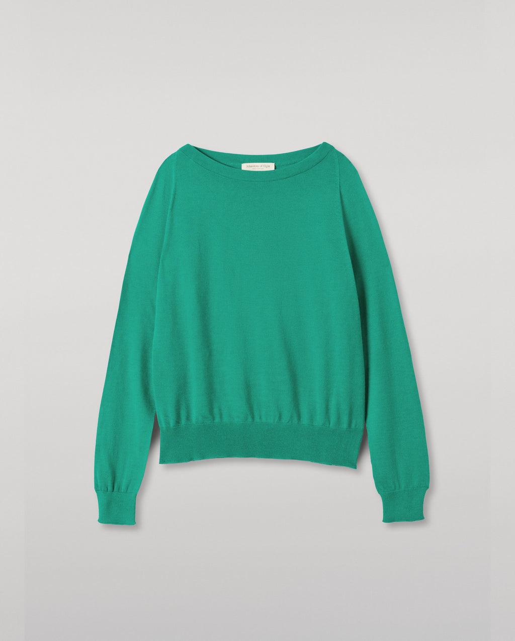 Finola Bright Green Superfine Cashmere Jumper