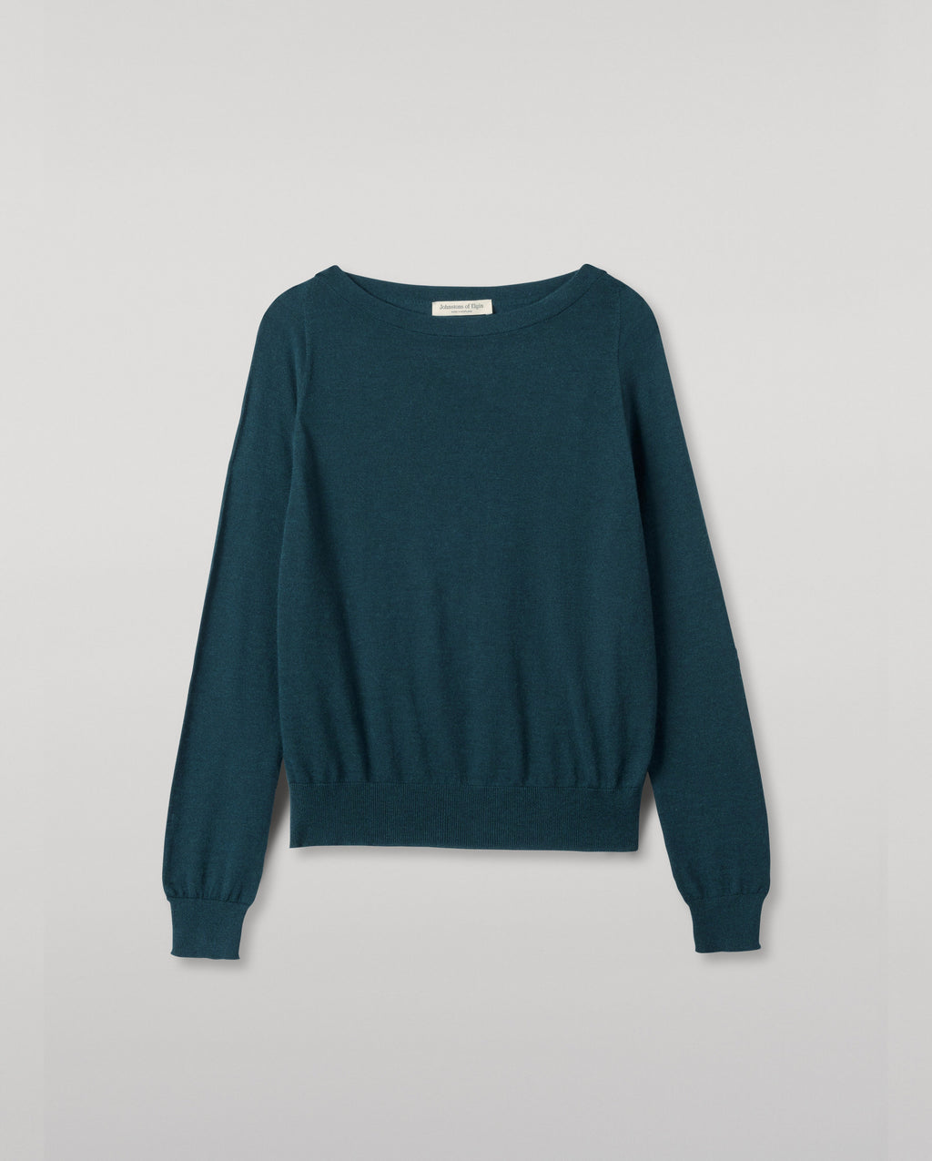 Finola Bottle Green Superfine Cashmere Jumper