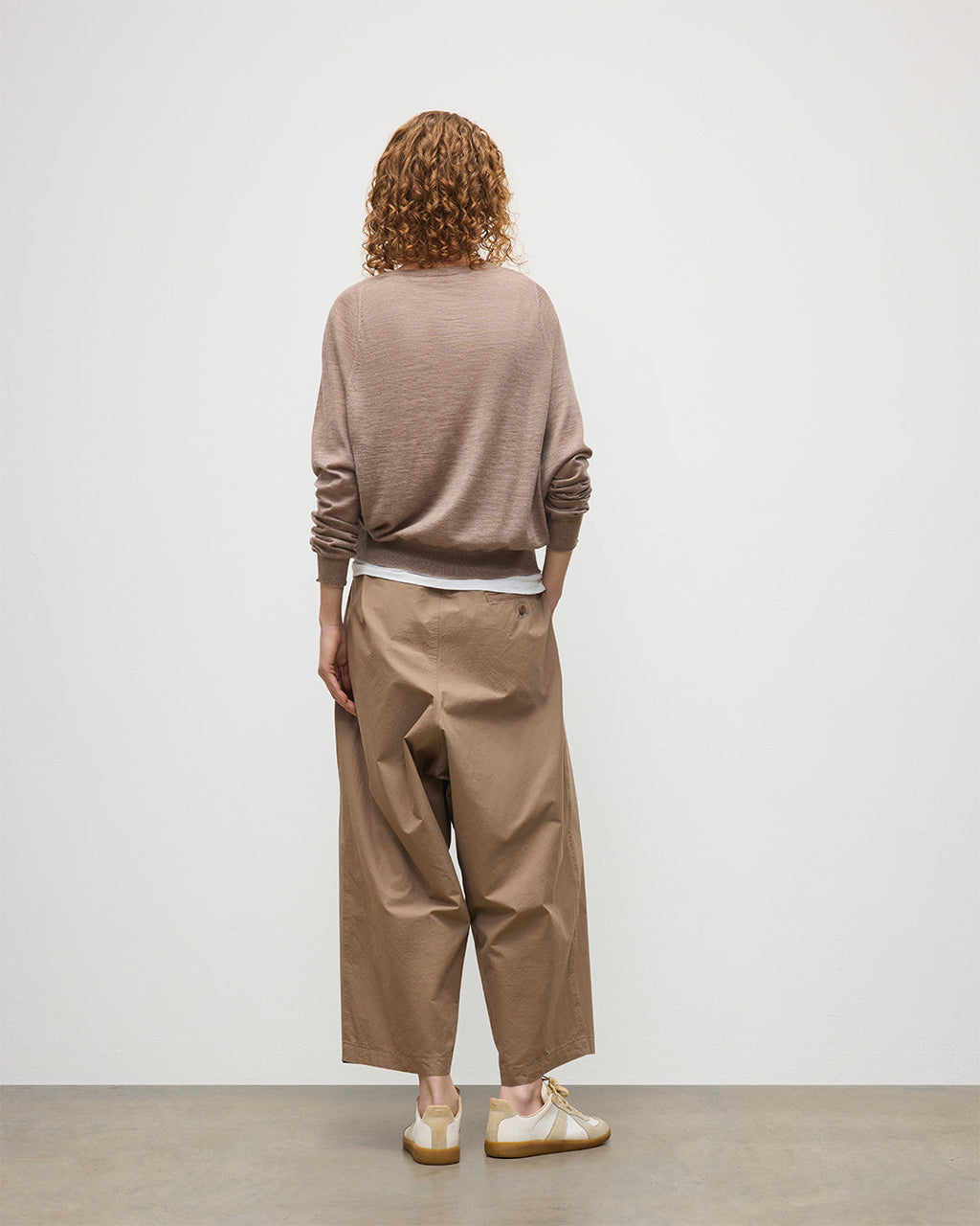 Finola Light Brown Superfine Cashmere Jumper