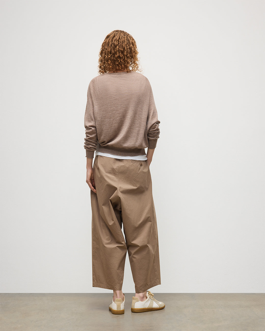 Finola Light Brown Superfine Cashmere Jumper