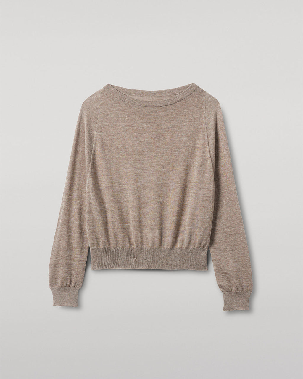 Finola Light Brown Superfine Cashmere Jumper