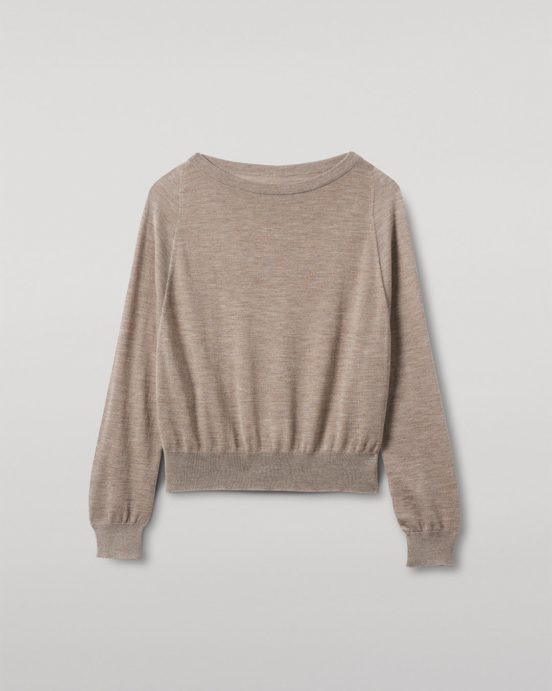 Finola Light Brown Superfine Cashmere Jumper