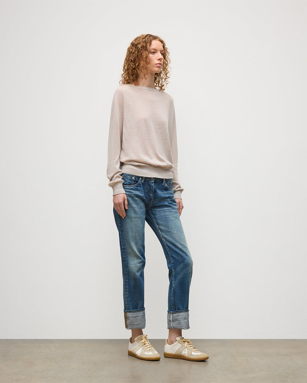 Finola Cream Superfine Cashmere Jumper