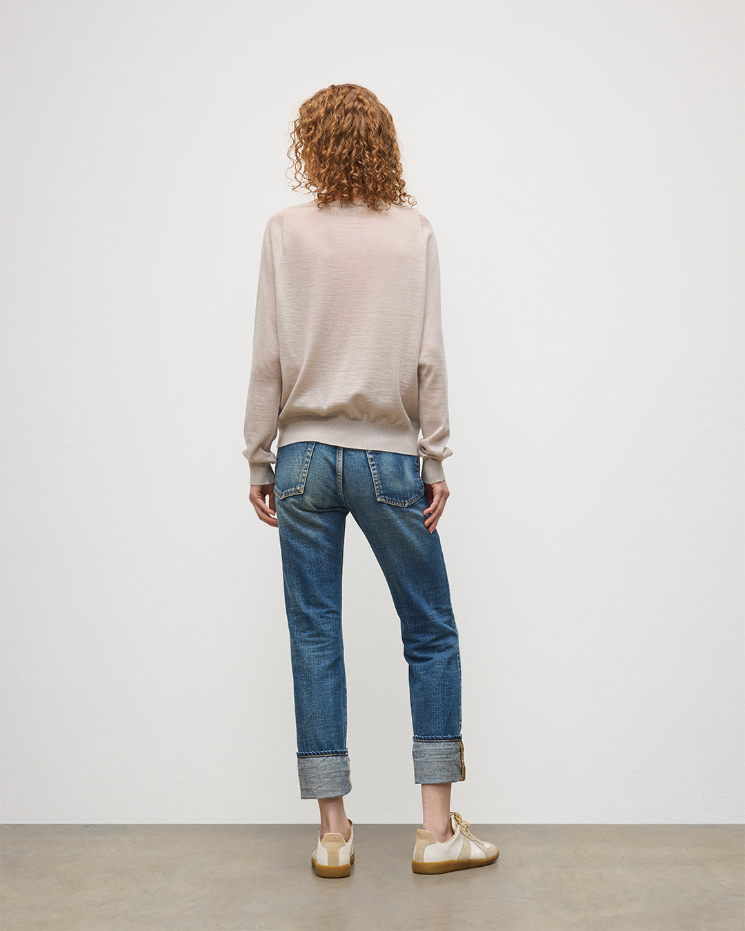 Finola Cream Superfine Cashmere Jumper