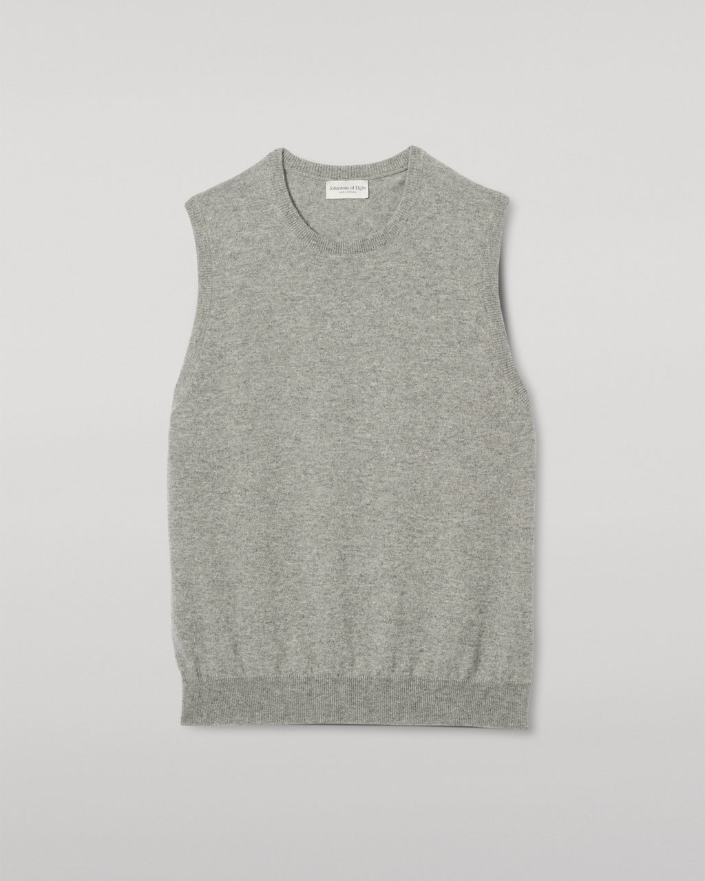 Lennox Grey Cashmere Sleeveless Tank