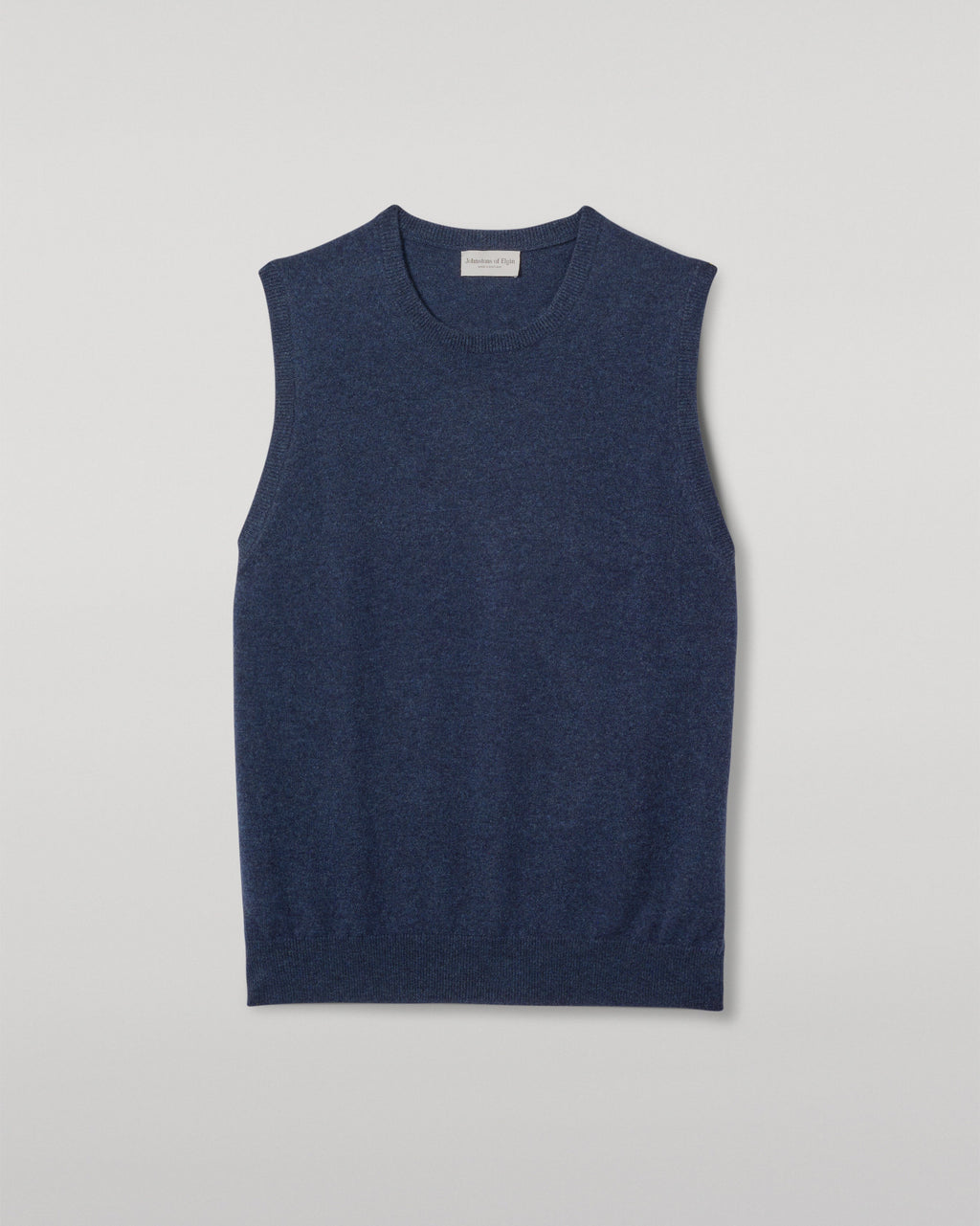 Lennox Navy Cashmere Sleeveless Tank