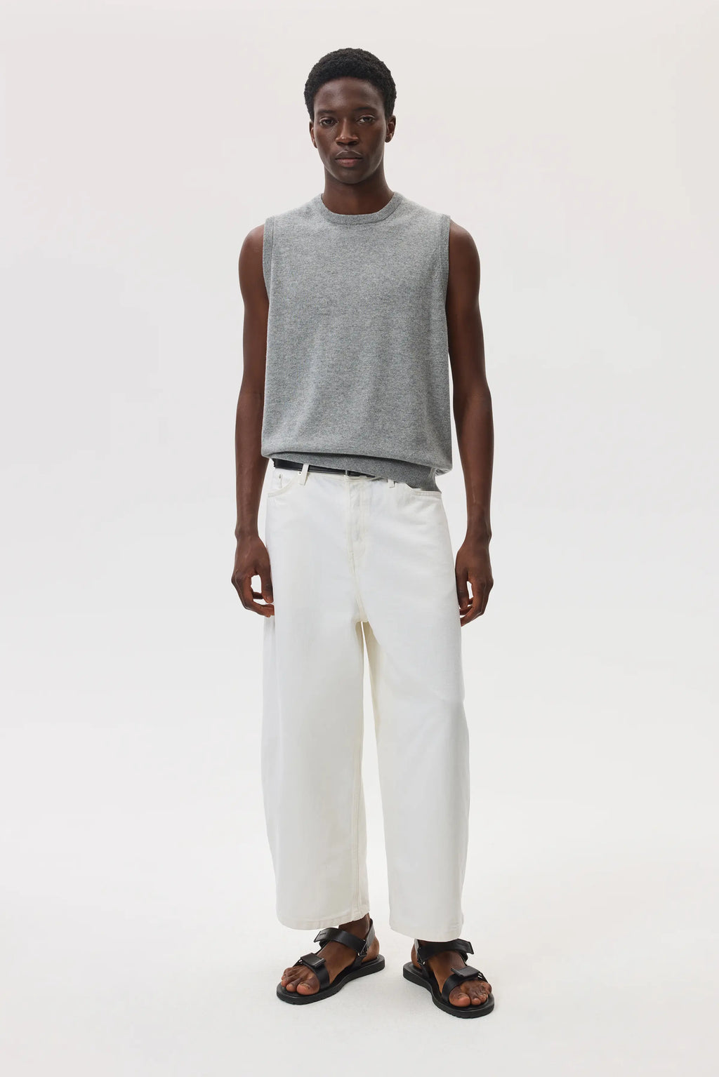 Light Grey Cashmere Tank