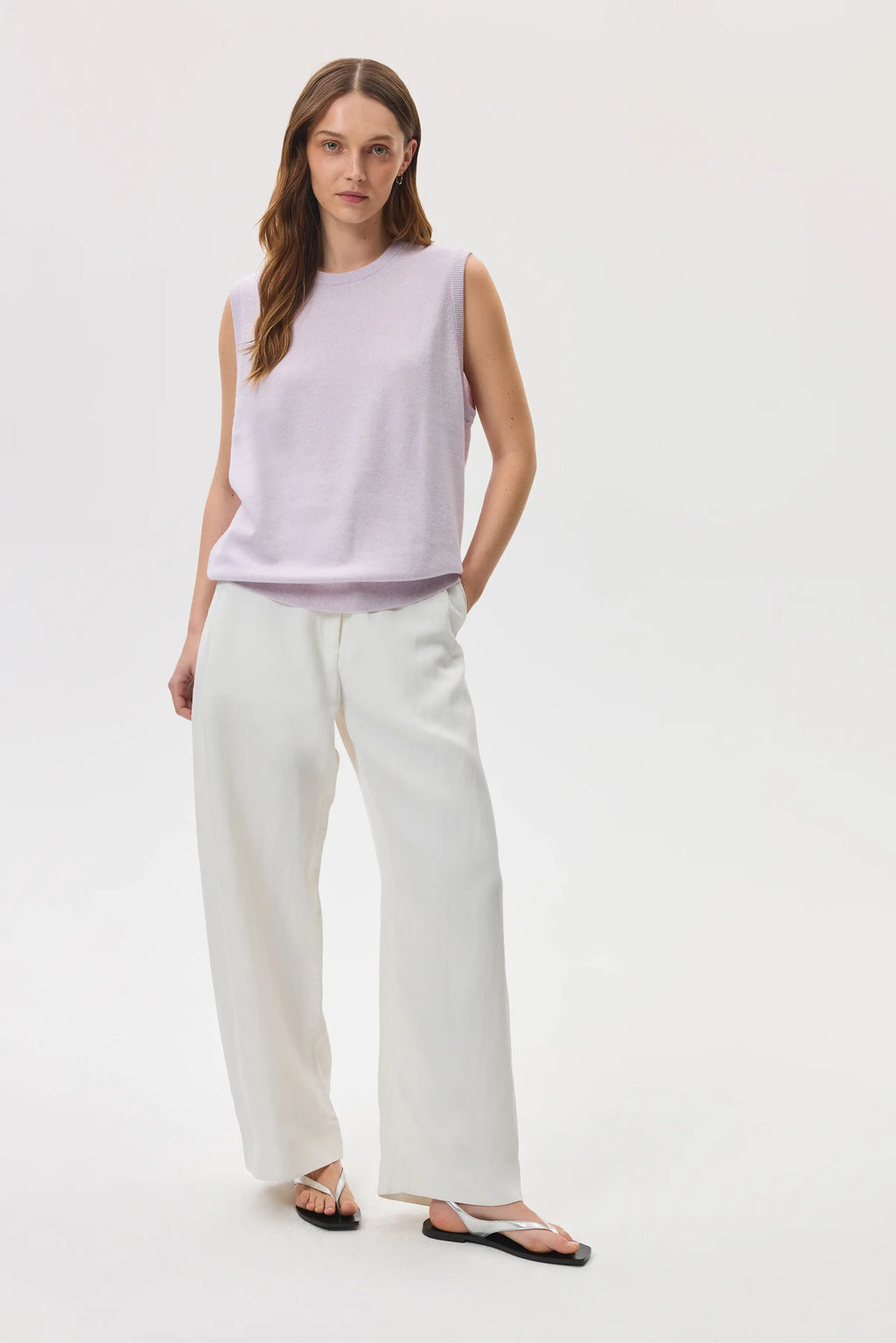 Light Purple Cashmere Tank