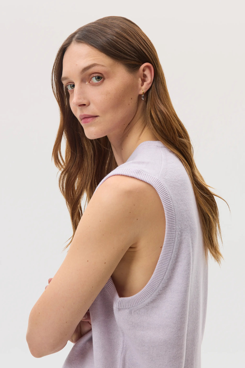 Light Purple Cashmere Tank