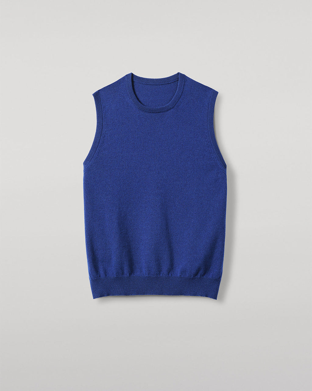 Lennox Blue Cashmere Sleeveless Tank