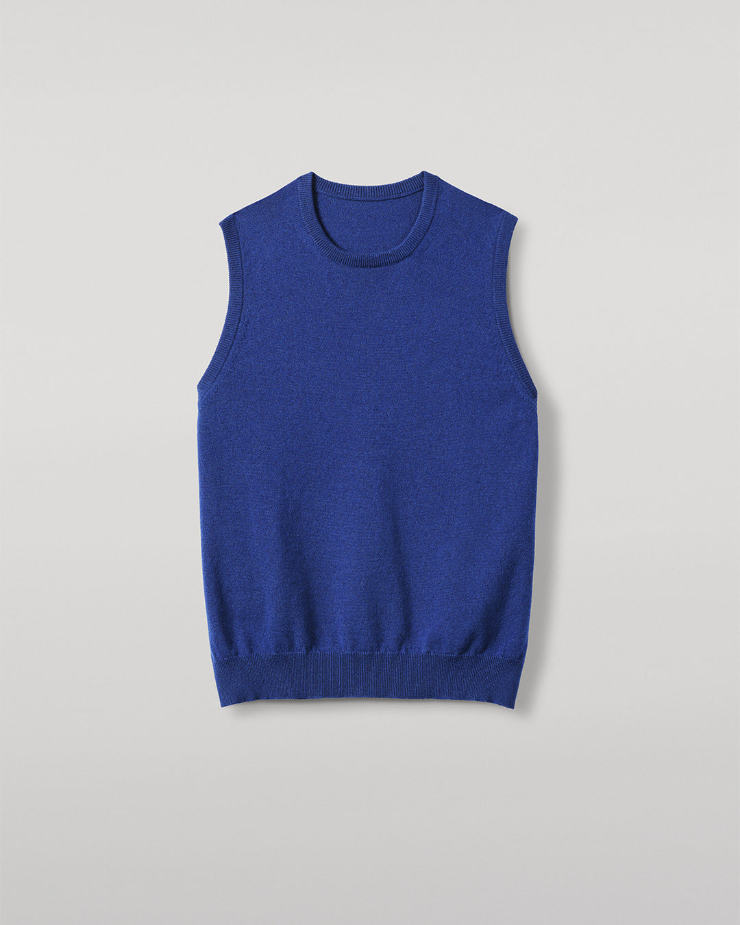 Lennox Blue Cashmere Sleeveless Tank